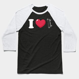 I Love Archery Baseball T-Shirt